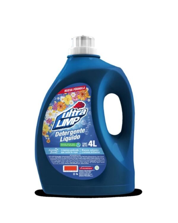 Detergente Líquido Ultralimp Floral 4000 Ml