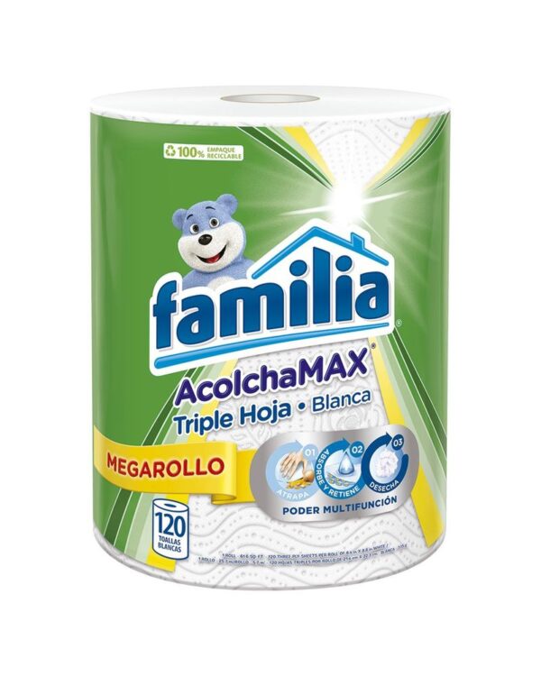 Toalla De Cocina Familia Acolchada X120 Unds