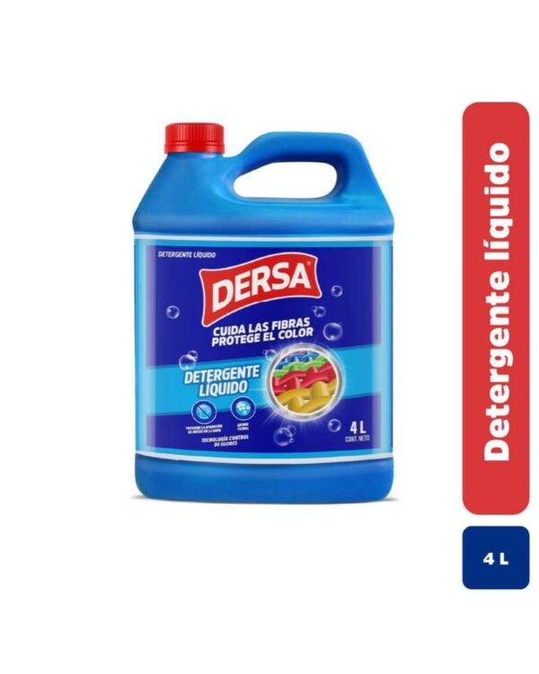 Detergente Líquido Dersa 50 Lavadas 4000 Ml