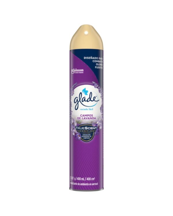 Ambientador Glade Aerosol Campos De Lavanda 400ml