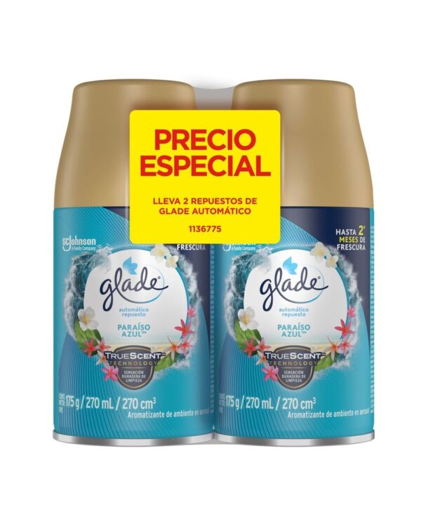 Ambientador Automatico Glade 2 Repuestos 250g