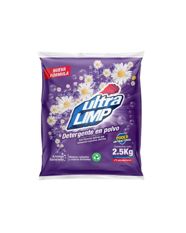 Detergente Polvo Ultralimp Lavanda 2,5 Kg