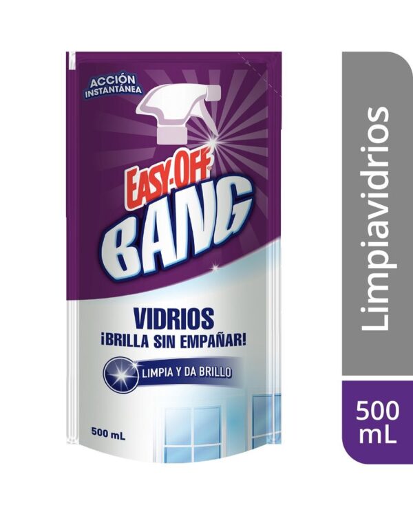 Limpia Vidrios Easy Off Bang Cristal Regular 500 Ml