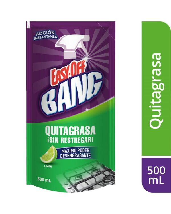 Quitagrasa Easy Off Bang Limón 500 Ml