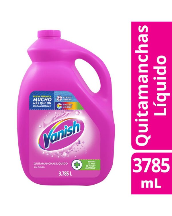 Quita Manchas Vanish Líquido Rosa 3785 Ml