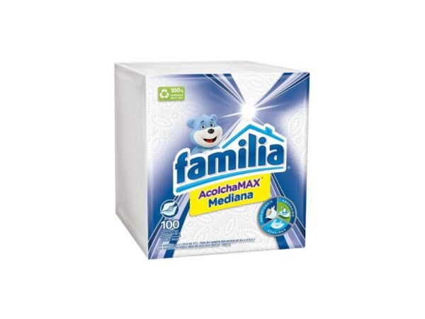 Servilleta Familia Acolchamax Mediana X100 Unds