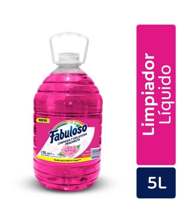 Limpia Pisos Fabuloso Antibacterial Violeta 5L