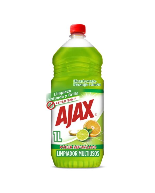 Limpia Pisos Ajax Naranja Limon 1L