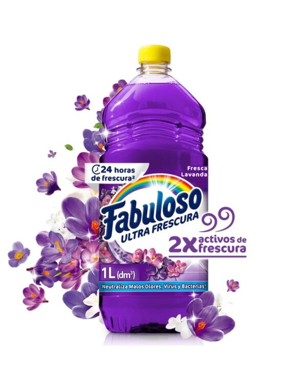 Limpia Pisos Fabuloso Antibacterial Lavanda 1L