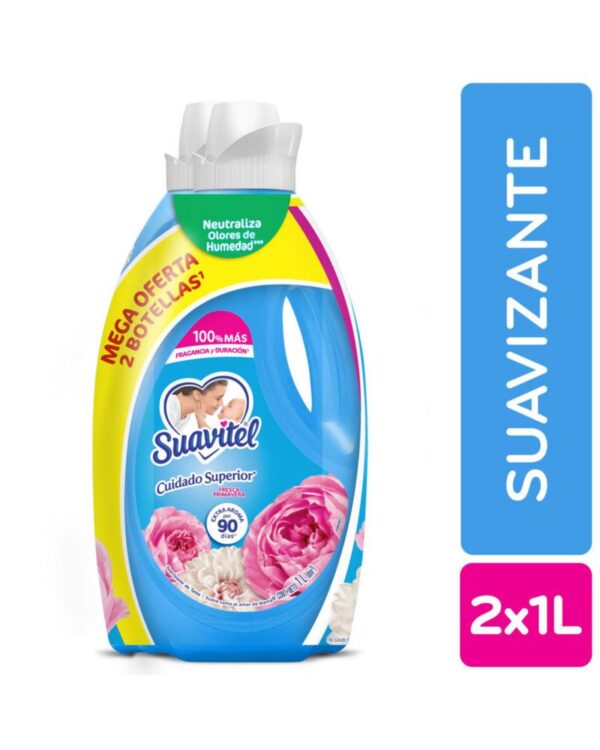 Suavizante Suavitel Fresca Primavera 1000 Ml X2 Unds