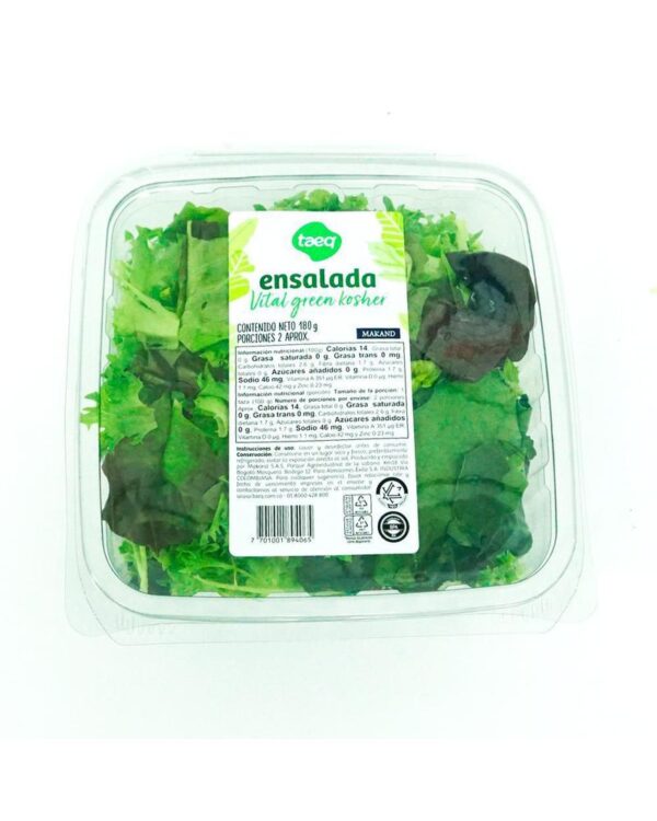 Ensalada vital green kosher TAEQ 180 gr