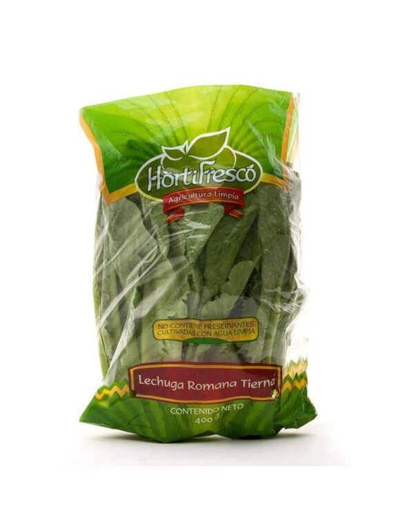 LECHUGA ROMANA TIERNA BOLSA 400 gr