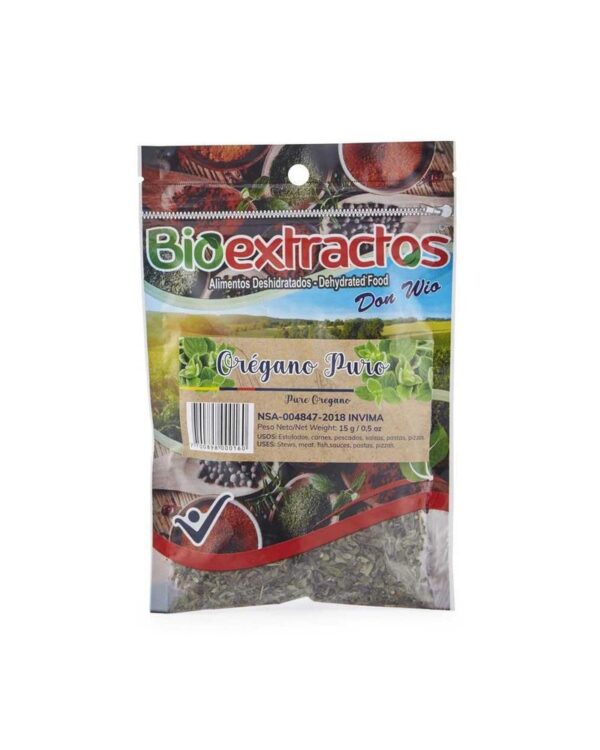 OREGANO DESHIDRATADO 15 gr