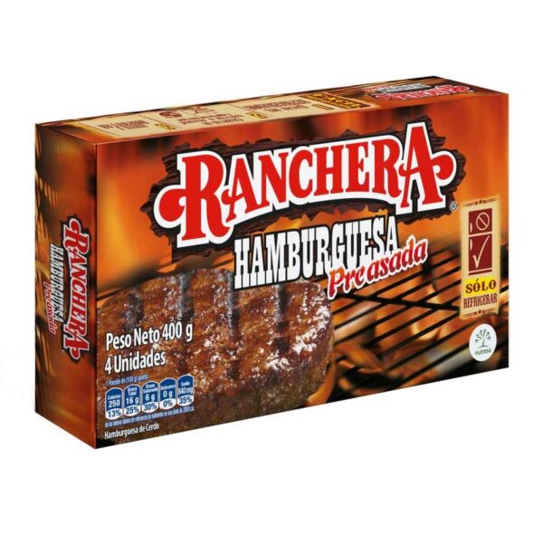 Hamburguesa Ranchera x4und x400g