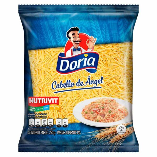 Pasta Clásica Cabello de Ángel Doria x 250 g.