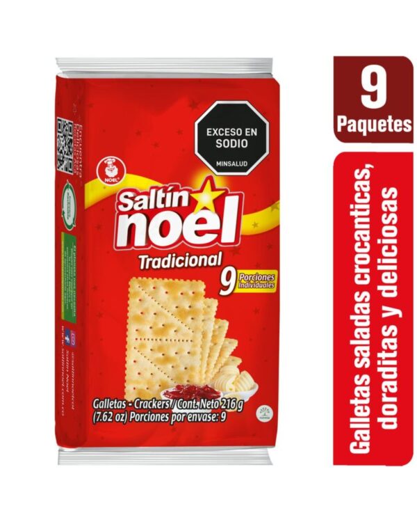 Galletas SALTIN NOEL Tradicional x9 tacos (216 gr)