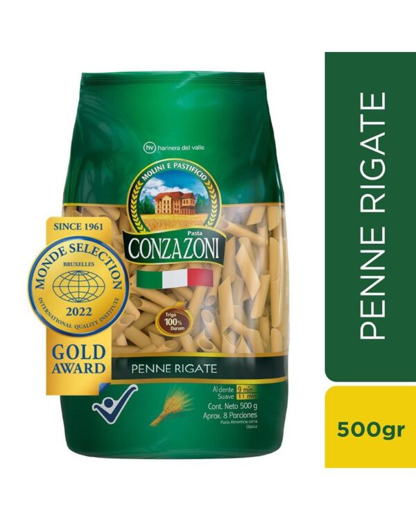 Pasta CONZAZONI corta penne rigate (500 gr)