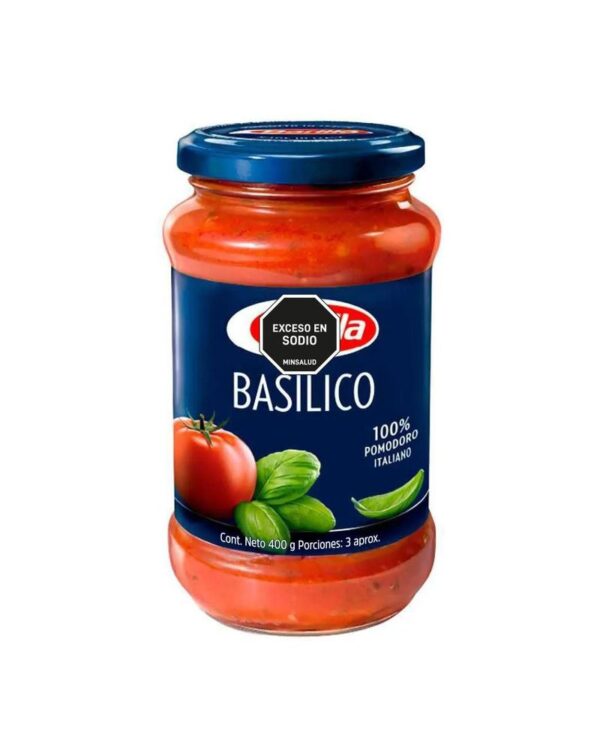 Salsa Para Pasta BARILLA MARCA EXCLUSIVA Basilico (400 gr)