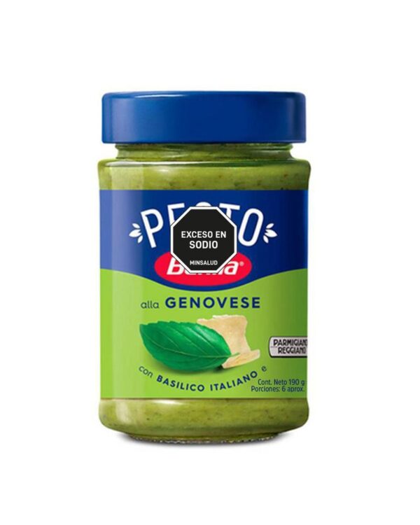 Salsa Pesto BARILLA MARCA EXCLUSIVA Con Basilico Italiano (190 gr)