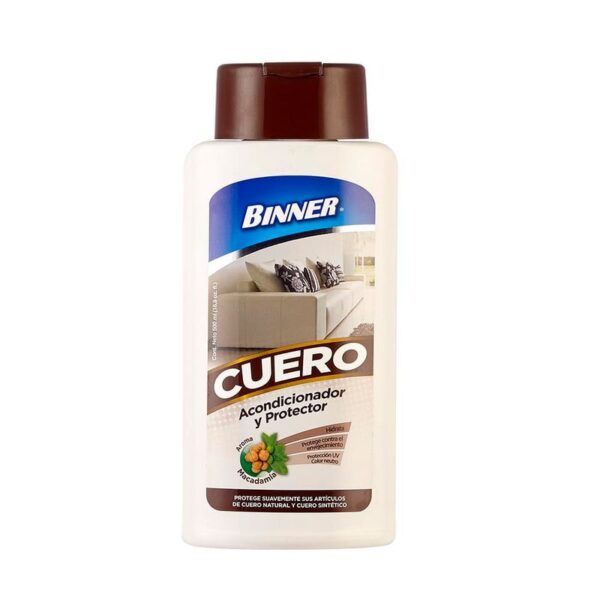 Acondicionador y protector de cuero Binner macadamia x500ml