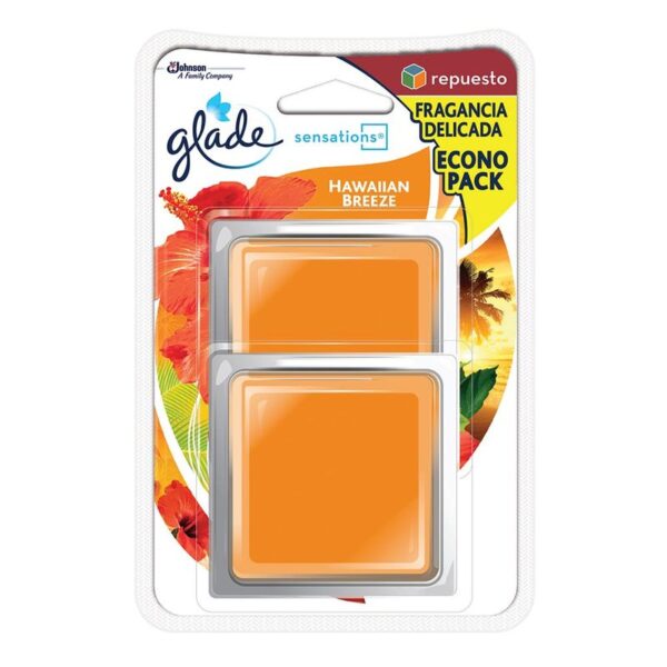 Repuesto Glade Aromatizante En Gel Hawaiian Breeze Sensations x2 und x16g