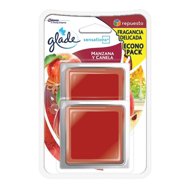 Repuesto Aromatizante De Ambiente En Gel Manzana Y Canela Glade Sensations 2 und x8g c-u