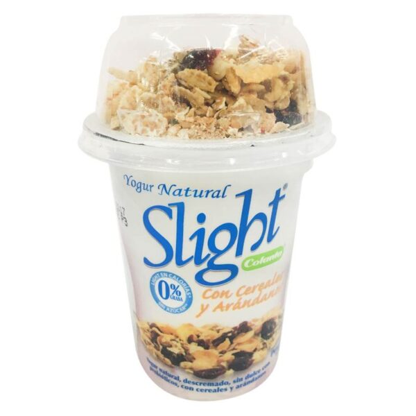 Yogurt Colanta Slight natural con cereal y arándanos x170g