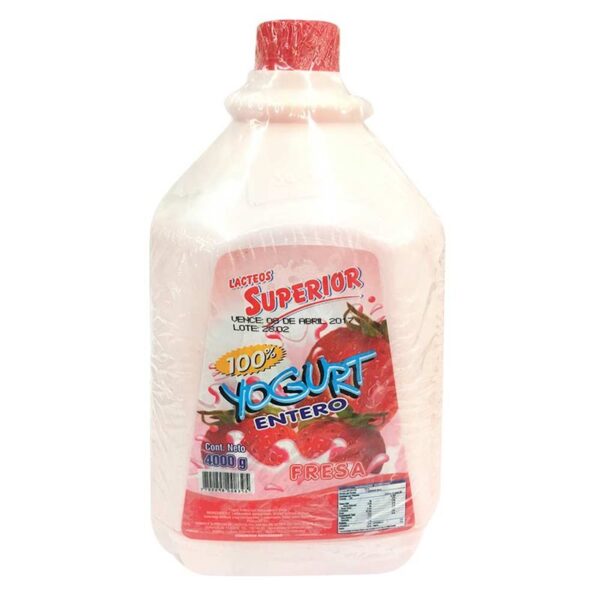 Yogurt Superior fresa garrafa x4L