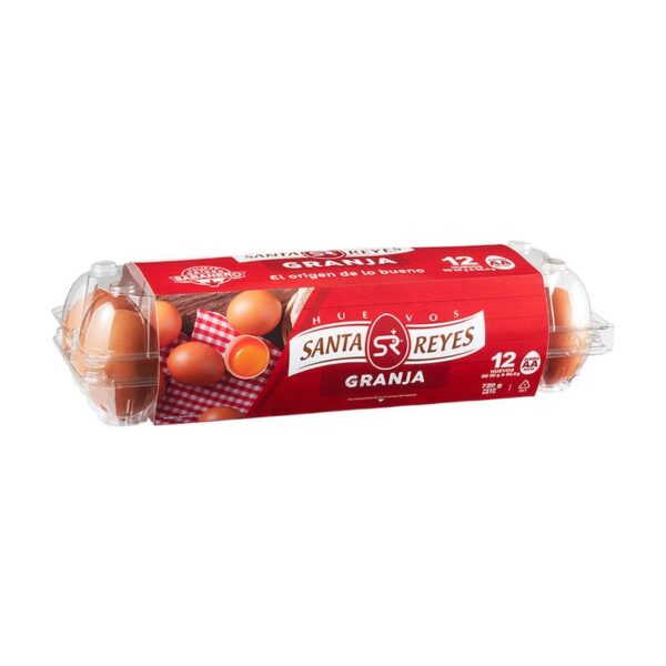 Huevos AA rojos Santa Reyes x12und