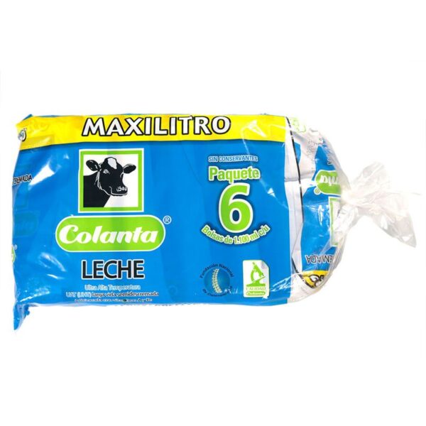 Leche semidescremada Colanta Maxilitro x6und x1100ml c-u