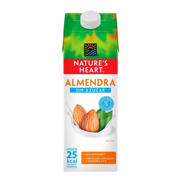 Bebida de almendras Nature's Heart sin azúcar x946ml