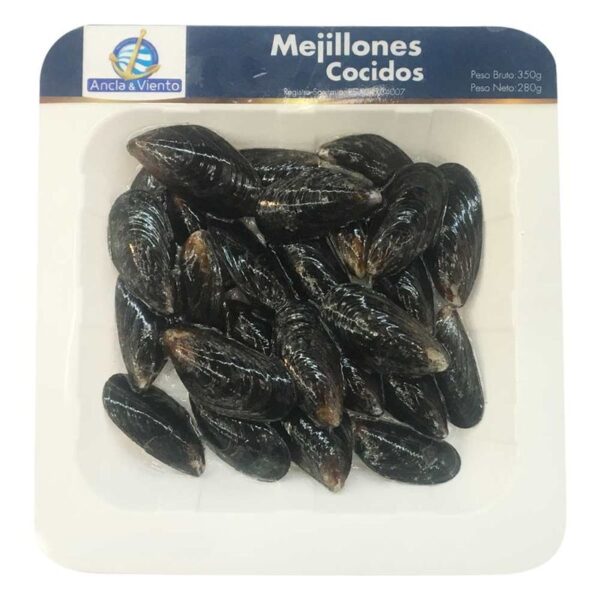 Mejillones negros Ancla & Viento x 280g Peso Neto