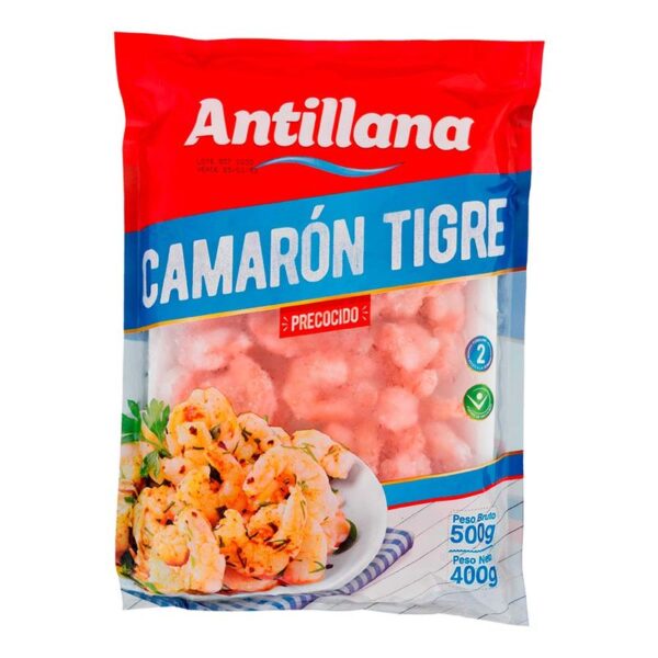 Camarón Tigre Antillana x400g Peso Neto