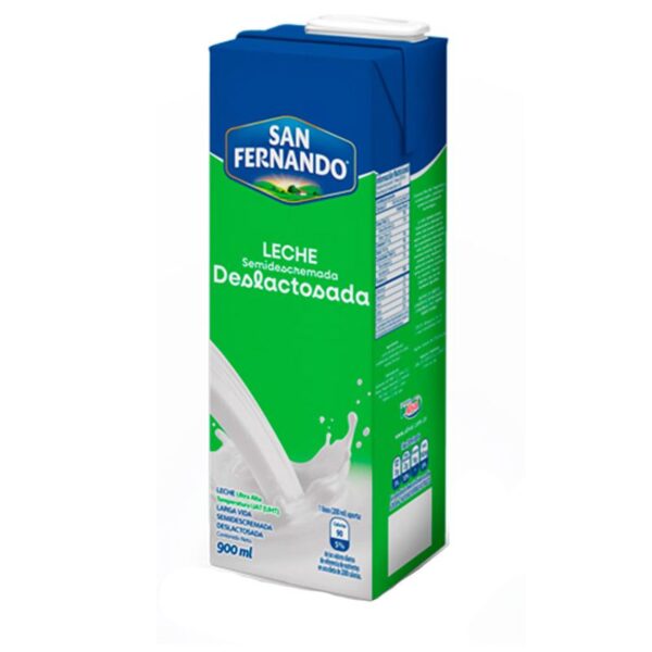 Leche deslactosada San Fernando x900ml