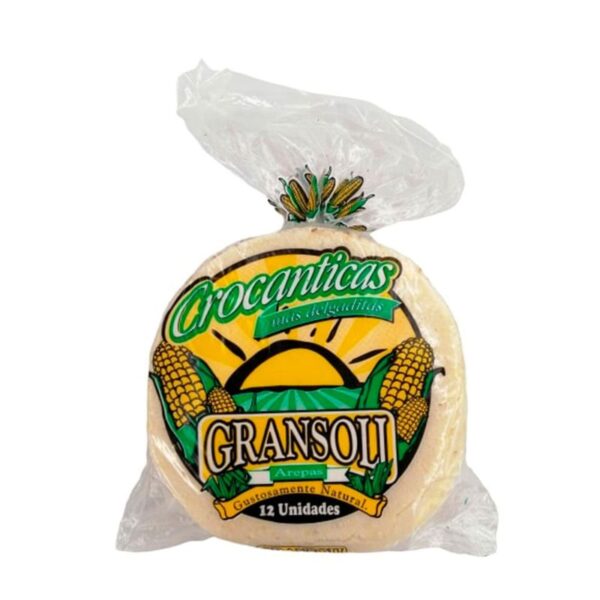 Arepas Gransoli delgadas x12und x600g