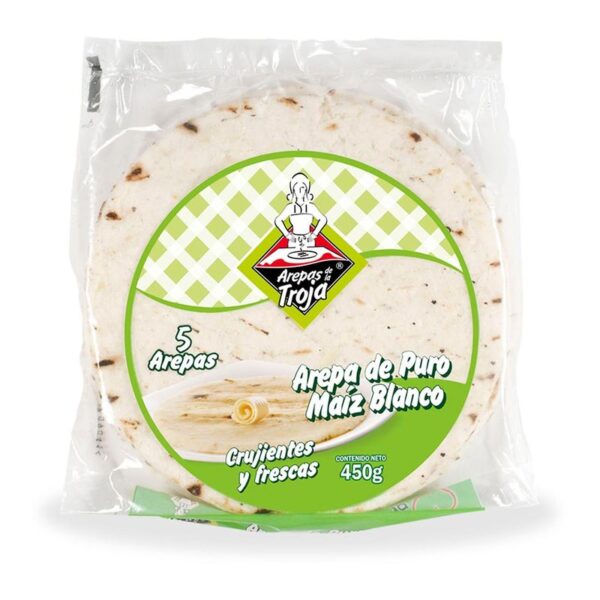 Arepas blancas De La Troja x450g