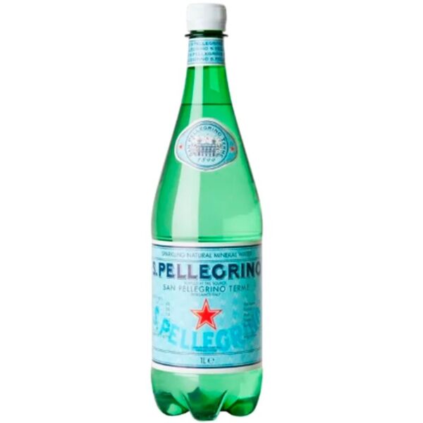 Agua san pellegrino mineral natural gas pet x1l