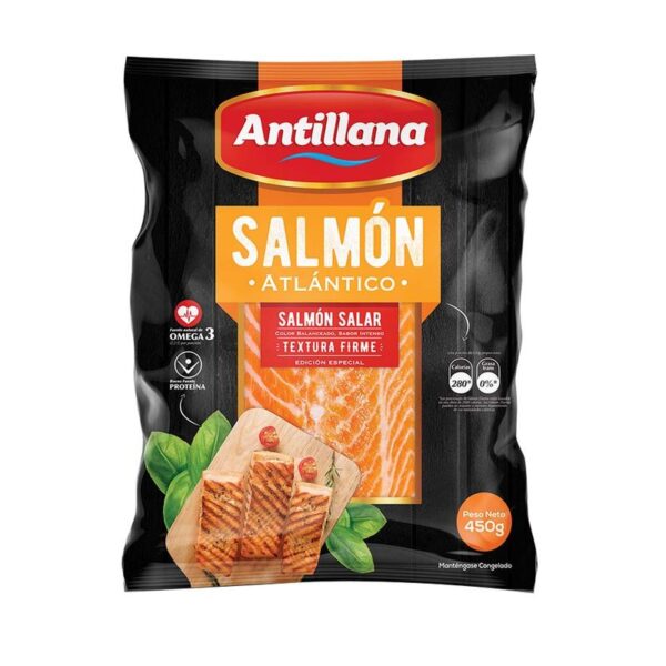 Filete de salmón Atlántico x 450g