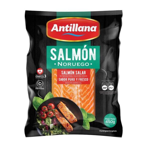 Filete de salmón noruego x 450g