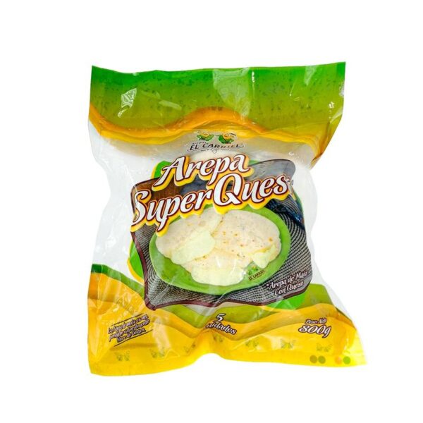 Arepas El Carriel Super Queso x5und x800g