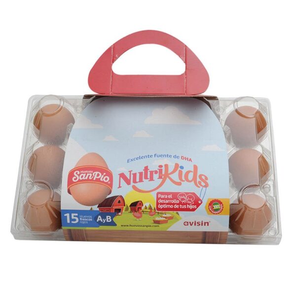 Huevos A rojos San Pio Nutrikids x15und