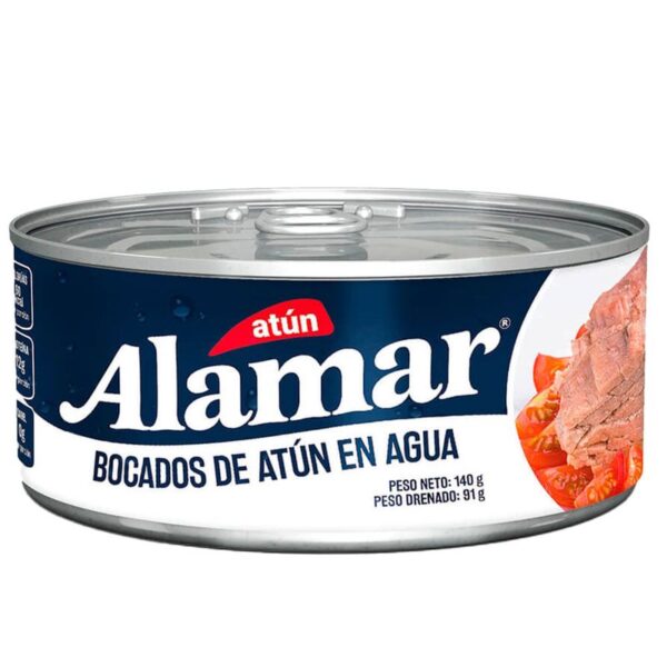 Atun alamar bocados agua x140g