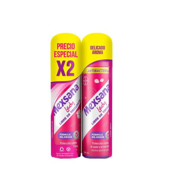 Desodorante pies Mexsana lady x2unds x260ml c/u