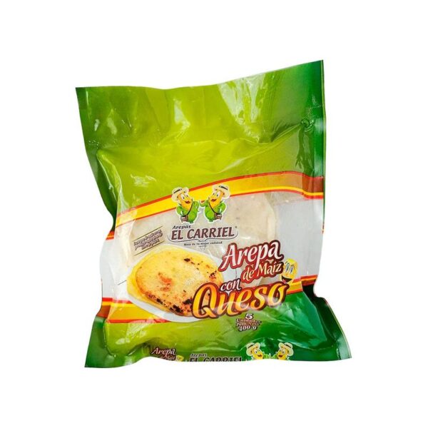 Arepas De Maíz El Carriel Queso x5und x400g