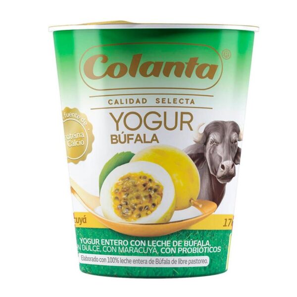 Yogurt Colanta búfala maracuyá x170g