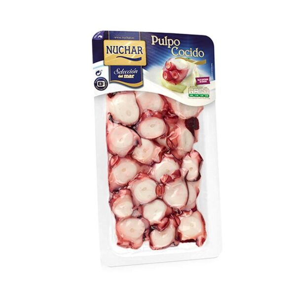 Pulpo cocido troceado x 150g nuchar