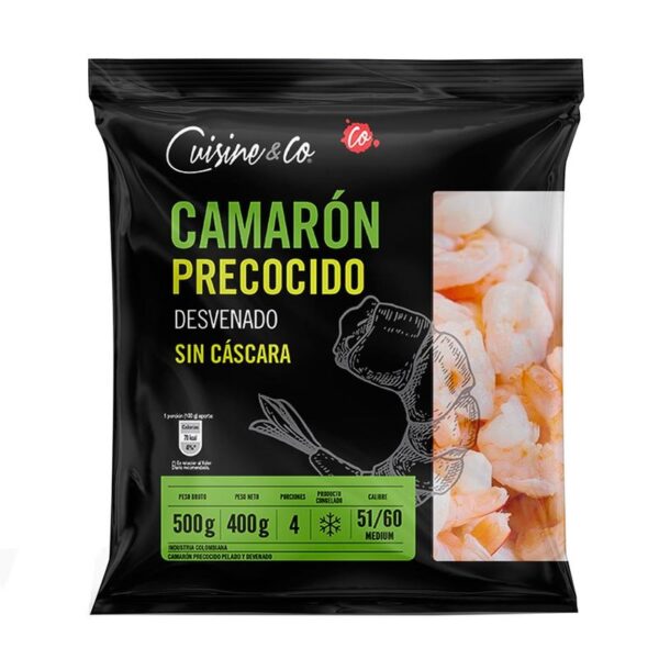 Camaron precocido Cuisine&Co 51/60 x400g