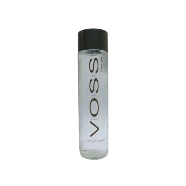 Agua mineral voss carbonatada botella vidriox375ml