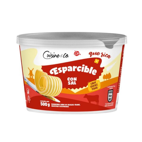 Esparcible Cuisine&Co con sal x500g