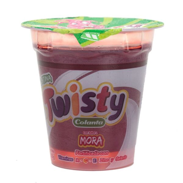 Gelatina Colanta Twisty mora x120g